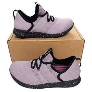 KURU Pivot Shoes Womens Size 9 Lavender Black Walking Sneakers Comfort Casual
